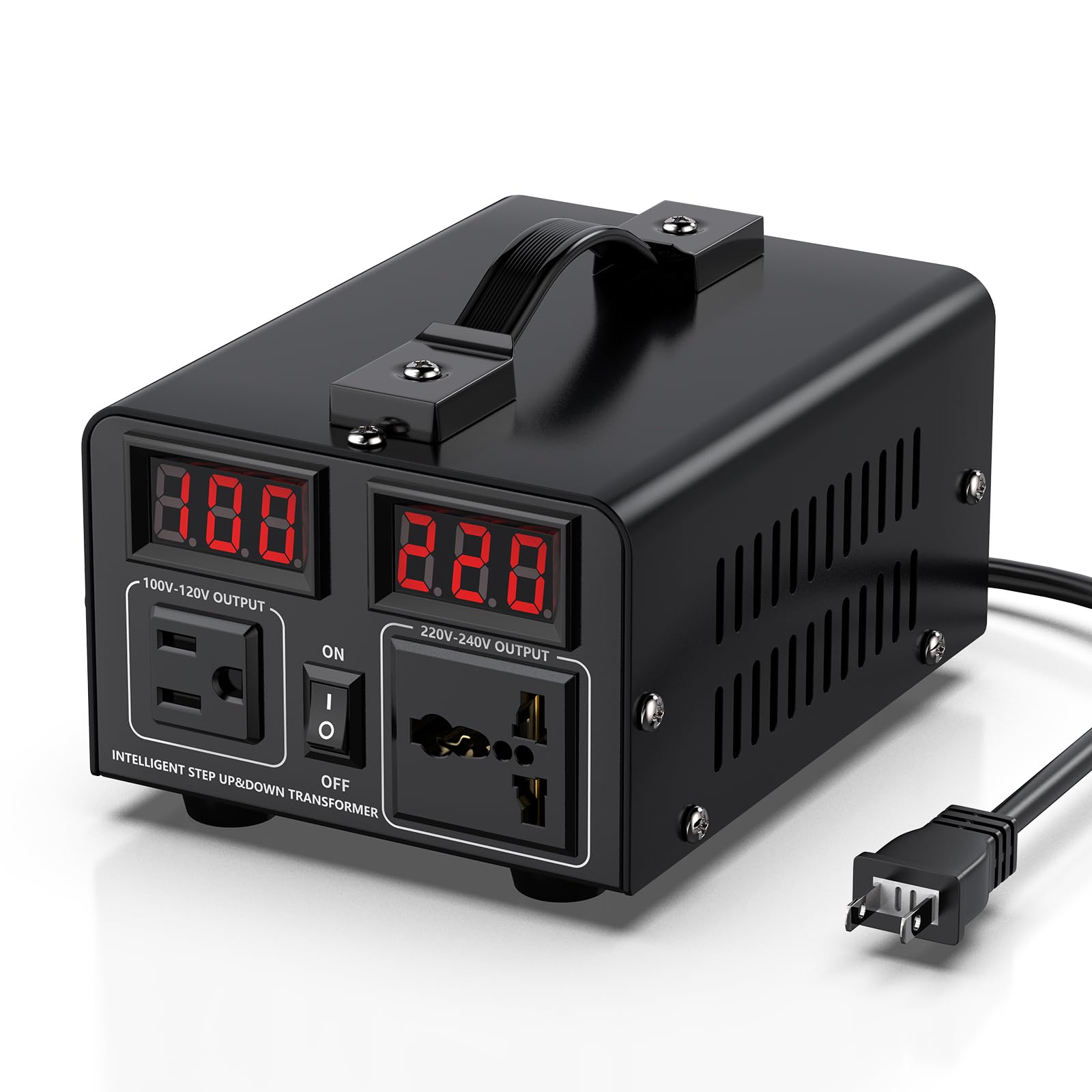 Amazon.co.jp: JARXIOKE 500W 変圧器 100V から 220V アップ